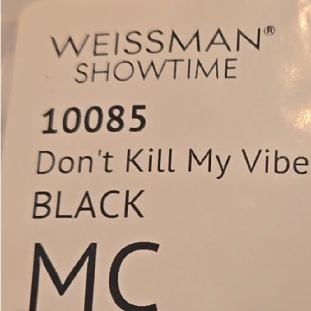 Weissman Black/gold Dancewear - Picture 3 of 8